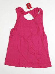 Modelo: Fucsia Camisetas y Tops Hippies - top expandex poliester liso TOJO04 - Modelo Fucsia