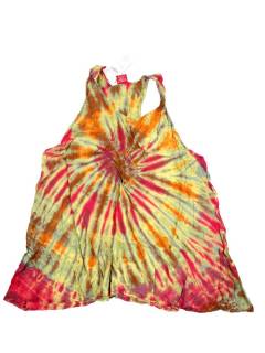 Modelo: Verde Tops y Blusas - Top hippie Teñido Tie TOJU02 - Modelo Verde