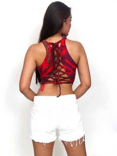 Detalle no seleccionable para compra Camisetas y Tops Hippies - Mini Top hippie , teñida TOJU14.
