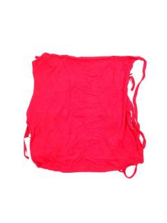 Modelo: Rojo Outlet Ropa Hippie - Mini Top hippie con espalda TOJU16P - Modelo Rojo