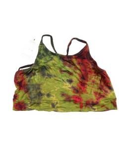 Modelo: Verde Tops y Blusas - Top hippie de Tirantes con TOJU19 - Modelo Verde
