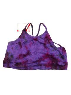 Modelo: Morado Tops y Blusas - Top hippie de Tirantes con TOJU19 - Modelo Morado