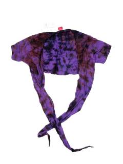 Modelo: Morado Tops y Blusas - Top blusa Tie Dye, diseñado TOJU21 - Modelo Morado