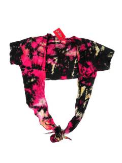 Modelo: Fucsia Tops y Blusas - Top blusa Tie Dye, diseñado TOJU21 - Modelo Fucsia