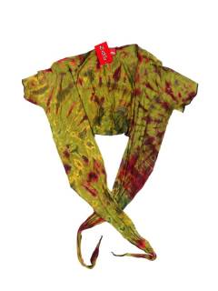 Modelo: Verde Tops y Blusas - Top blusa Tie Dye, diseñado TOJU21 - Modelo Verde