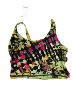 Modelo: Verde Tops y Blusas - Top corto de tirantes. Su TOJU23 - Modelo Verde
