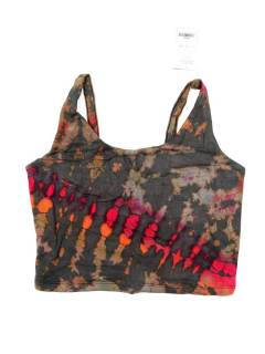 Modelo: Gris Tops y Blusas - Top corto de tirantes. Su TOJU23 - Modelo Gris