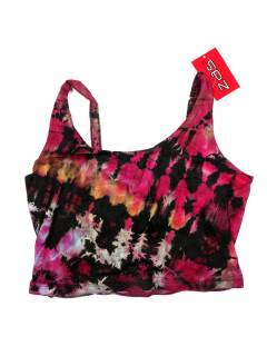 Modelo: Fucsia Tops y Blusas - Top corto de tirantes. Su TOJU23 - Modelo Fucsia