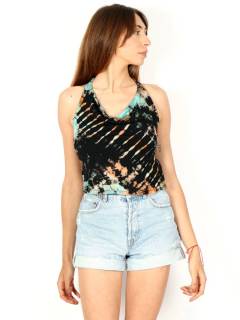 Detalle no seleccionable para compra Tops y Blusas - Top corto estampado tie dye, TOJU24.