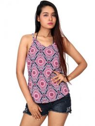 Detalle no seleccionable para compra Top hippie con estampado mandalas detalle del producto