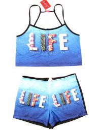 Modelo: Life Conjunto de Top y Pantalón Mod Life