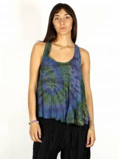 Top hippie Tie Dye [TOPN01]. Camisetas - Blusas - Tops para comprar al por mayor o detalle  en la categoría de Ropa Hippie de Mujer Artesanal | ZAS.