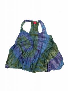 Camisetas - Blusas - Tops - Top hippie Teñido Tie TOPN01 - Modelo Azul