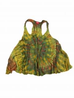 Camisetas - Blusas - Tops - Top hippie Teñido Tie TOPN01 - Modelo Verde