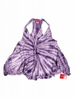 Tops y Blusas - Top hippie Teñido Tie TOPN01B - Modelo Morado