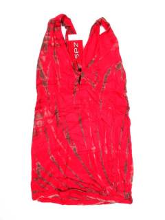 Tops y Blusas - Top Tie Dye tirante ancho, TOPN03 - Modelo Rojo