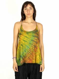 Top blusa amplia tirante tie dye [TOPN04]. Tops y Blusas para comprar al por mayor o detalle  en la categoría de Ropa Hippie de Mujer | ZAS.