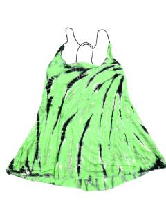 Modelo: Verde Tops y Blusas - Top blusa amplia Tie TOPN04 - Modelo Verde