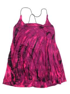 Modelo: Fucsia Tops y Blusas - Top blusa amplia Tie TOPN04 - Modelo Fucsia