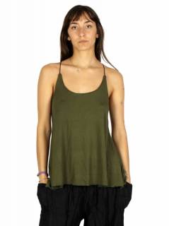 Top blusa amplia recta de tirante fino,  para comprar al por mayor o detalle  en la categoría de Ropa Hippie de Mujer Artesanal | ZAS. [TOPN04P]