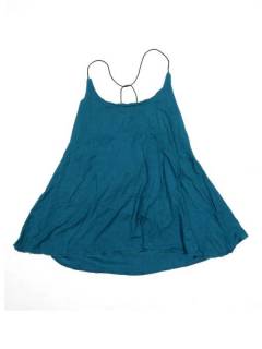 Tops y Blusas - top blusa amplia recta expandex TOPN04P - Modelo Azul