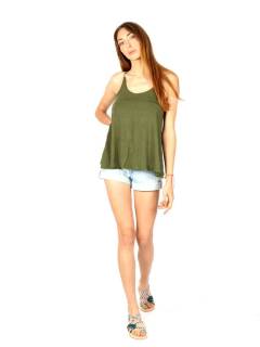 Detalle no seleccionable para compra Tops y Blusas - top blusa amplia recta expandex TOPN04P.