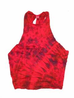 Tops y Blusas - TopTie Dye espalda abierta TOPN05 - Modelo Rojo