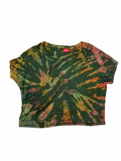 Camisetas - Blusas - Tops - top camiseta manga corta tie TOPN06 - Modelo Verde