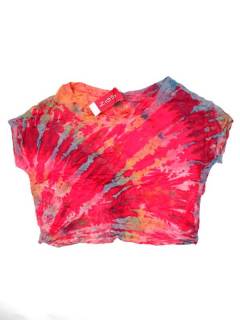 Camisetas - Blusas - Tops - top camiseta manga corta tie TOPN06 - Modelo Rojo
