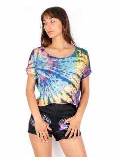 Top Camiseta manga corta Tie Dye TOPN06 para comprar al por mayor o detalle  en la categoría de Ropa Hippie de Mujer | ZAS Tienda Alternativa.