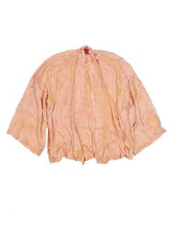 Modelo: Naranja Tops y Blusas - Camisa de manga abiertatie TOPN07 - Modelo Naranja