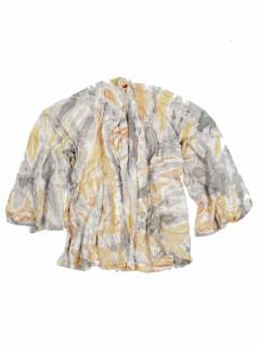 Modelo: Gris be Tops y Blusas - Camisa de manga abiertatie TOPN07 - Modelo Gris be