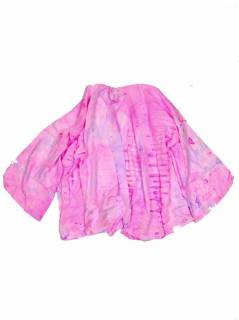 Modelo: Rosa Tops y Blusas - Camisa de manga abiertatie TOPN07 - Modelo Rosa