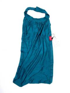 Modelo: Azul Tops y Blusas - Top Halter liso con diseño TOPN09P - Modelo Azul