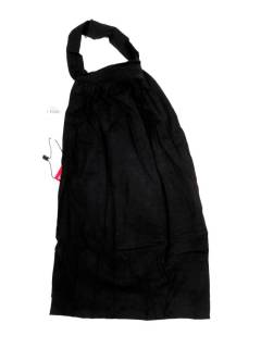 Modelo: Negro Tops y Blusas - Top Halter liso con diseño TOPN09P - Modelo Negro