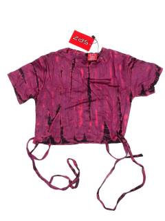 Tops y Blusas - Este top ajustado presenta TOPN10 - Modelo Fucsia