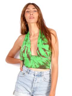 Top Tie Dye Dos Lazos Ajustables [TOPN11]. Tops y Blusas para comprar al por mayor o detalle  en la categoría de Ropa Hippie Bohemia de Mujer | ZAS.
