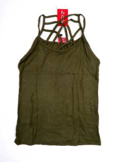 Modelo: Verde Tops y Blusas - Top Liso, diseñado TOPN14P - Modelo Verde