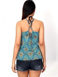 Detalle no seleccionable para compra Top hippie con estampado mandalas. detalle del producto