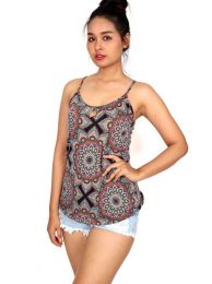 Detalle no seleccionable para compra Camisetas y Tops Hippies - Top hippie con estampado mandalas TOSN07.