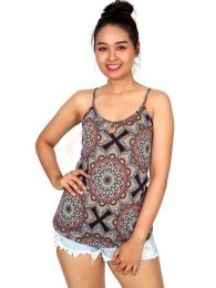 Detalle no seleccionable para compra Camisetas y Tops Hippies - Top hippie con estampado mandalas TOSN07.