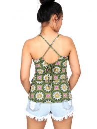 Detalle no seleccionable para compra Camisetas Blusas y Tops - Top hippie con estampado mandalas TOSN09.