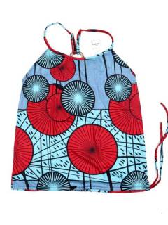 Modelo: Azul Camisetas - Blusas - Tops - Top con estampado étnico, TOSN14 - Modelo Azul