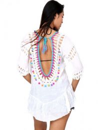 Detalle no seleccionable para compra Camisetas - Blusas - Tops - Top hippie de algodón TOTE01.