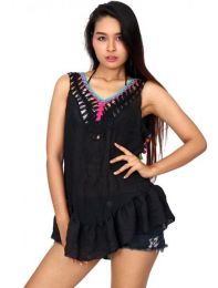 Detalle no seleccionable para compra Camisetas - Blusas - Tops - Top hippie de algodón TOTE02.