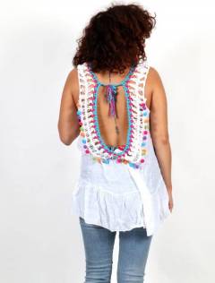 Detalle no seleccionable para compra Camisetas - Blusas - Tops - Top hippie de algodón TOTE02.