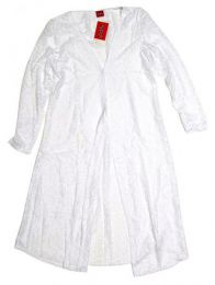 Camisetas Blusas y Tops - Blusa de encaje larga con TOTE03 - Modelo Blanco