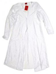 Modelo: Blanco Camisetas - Blusas - Tops - Blusa de encaje larga con TOTE03 - Modelo Blanco