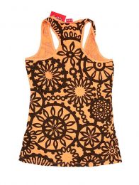 Detalle no seleccionable para compra Outlet Ropa Hippie - Top estampado de flores étnico TOUN46.