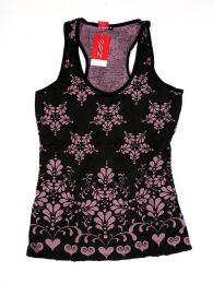 Detalle no seleccionable para compra Top y Blusas Hippie Boho Ethnic - Top estampado de flores étnico TOUN47.